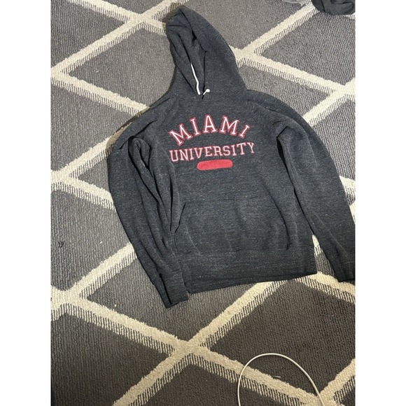 Other - VTG Miami University hoodie Homage Mens M Gray Pullover Retro Made In USA